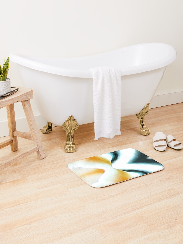 Thumbnail 2 of 6, Bath Mat, Colorful mix print by Code03 designed and sold by Code03.
