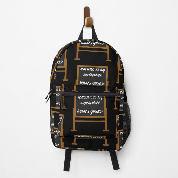 Item preview, Teaching Is My Superpower What's Yours Black Board In Black designed and sold by LuckyKermit.