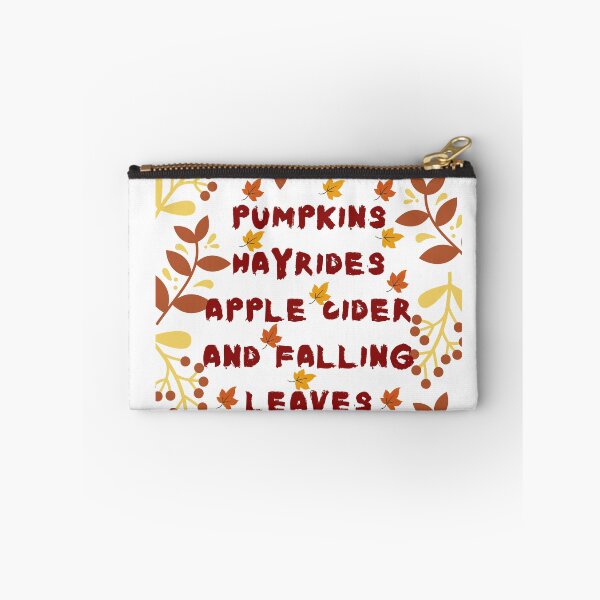 Item preview, Pumpkins Hayrides Apple Cider And Falling Leaves Throw Pillow designed and sold by Dragsma ⭐⭐⭐⭐⭐.