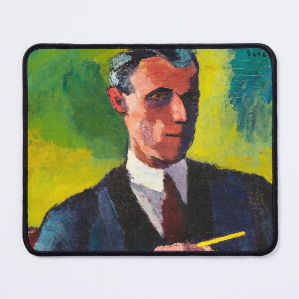 Item preview, Abstract Art Self-Portrait (1910–1913) by Henry Lyman Sayen designed and sold by Designedbysm.