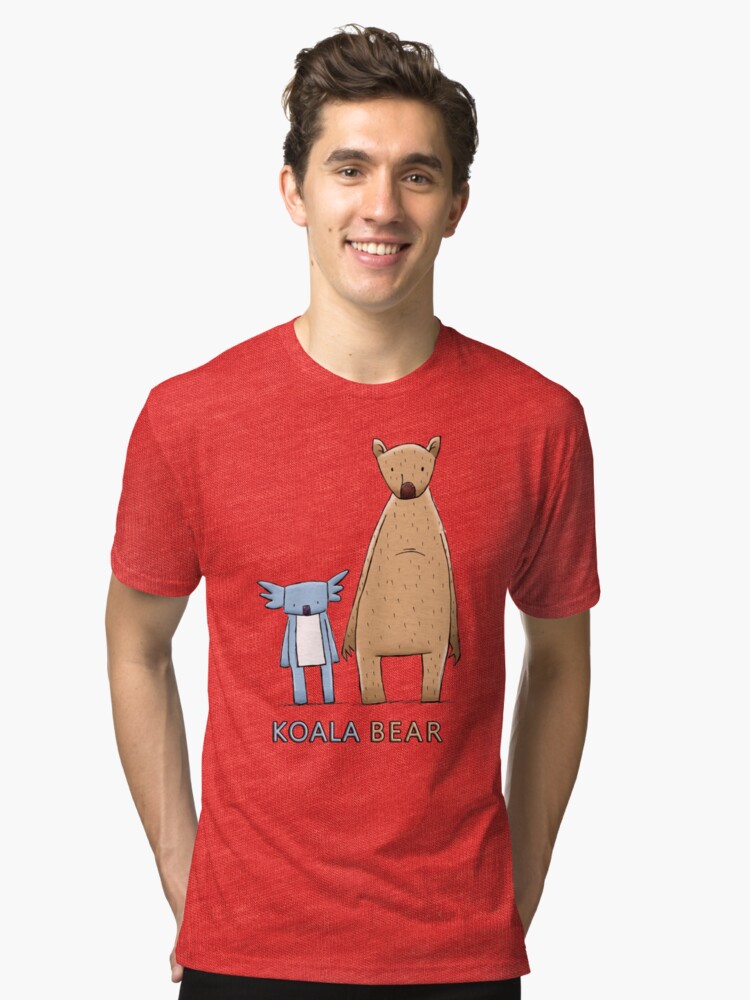 Vista alternativa de Camiseta de tejido mixto Lindo oso koala