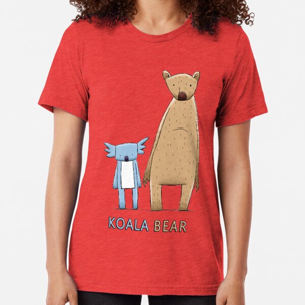 Cute Koala Bear Tri-blend T-Shirt