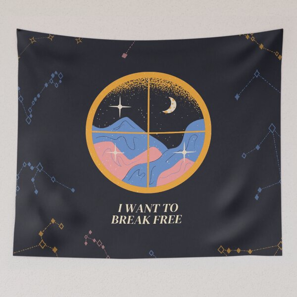 Item preview, i want to break free designed and sold by desenhosdaniela.