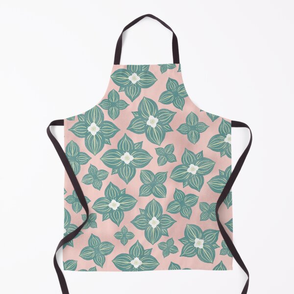 Item preview, Tossed Bunchberry Blossoms on Peach designed and sold by Christine Philbrick.