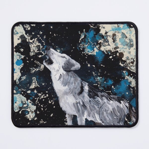 Item preview, Wolf howling at the moon designed and sold by evelyn-at-work.