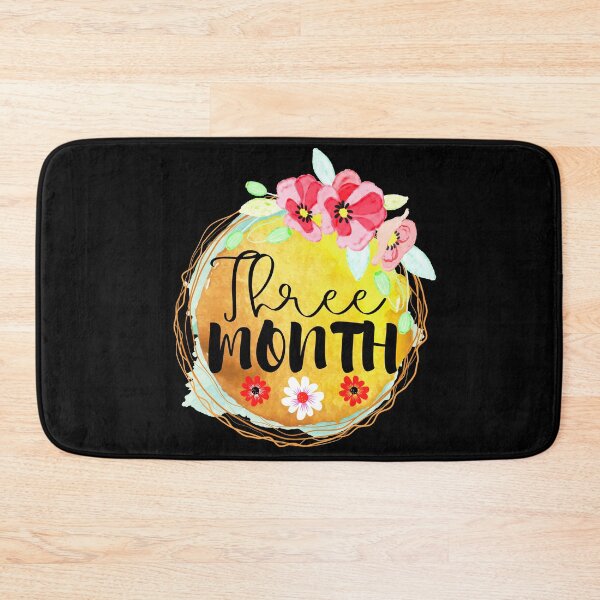 Item preview, Three Month Old Baby Milestone Label  designed and sold by LabelStore.