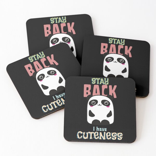 Item preview, Stay Back, I have Cuteness! Cute and funny panda baby  designed and sold by SweetbeStore.