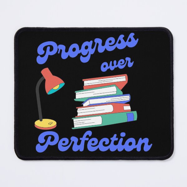 Item preview, motivational progress over perfection back to school teacher designed and sold by Clurixious.