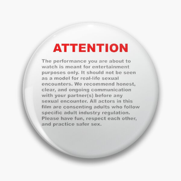 Item preview, Attention - Sexual Notice designed and sold by PhrasesOfWords.
