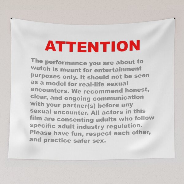 Item preview, Attention - Sexual Notice designed and sold by PhrasesOfWords.