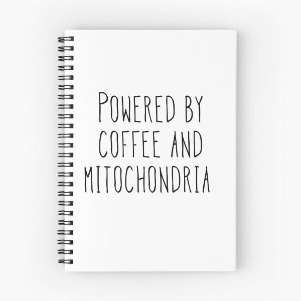 Item preview, Powered by coffee and mitochondria  designed and sold by Tamm-art.