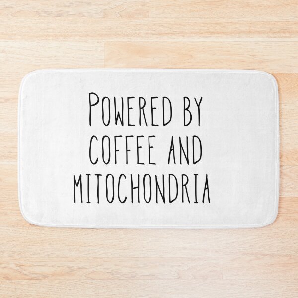 Item preview, Powered by coffee and mitochondria  designed and sold by Tamm-art.