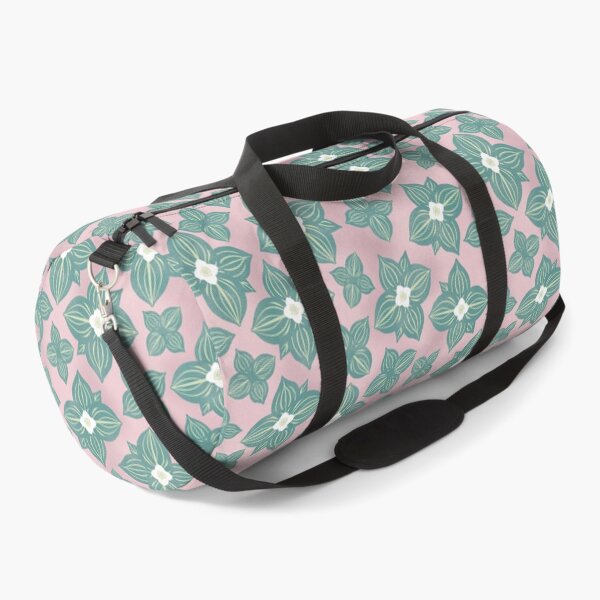 Item preview, Tossed Bunchberry Blossoms on Pink designed and sold by Christine Philbrick.