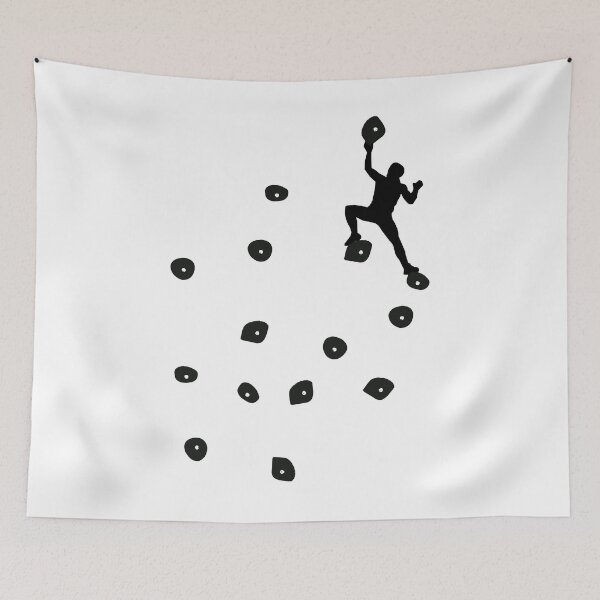 Item preview, Bouldering Climbing Black Boulder Handles Man designed and sold by DerNerd.