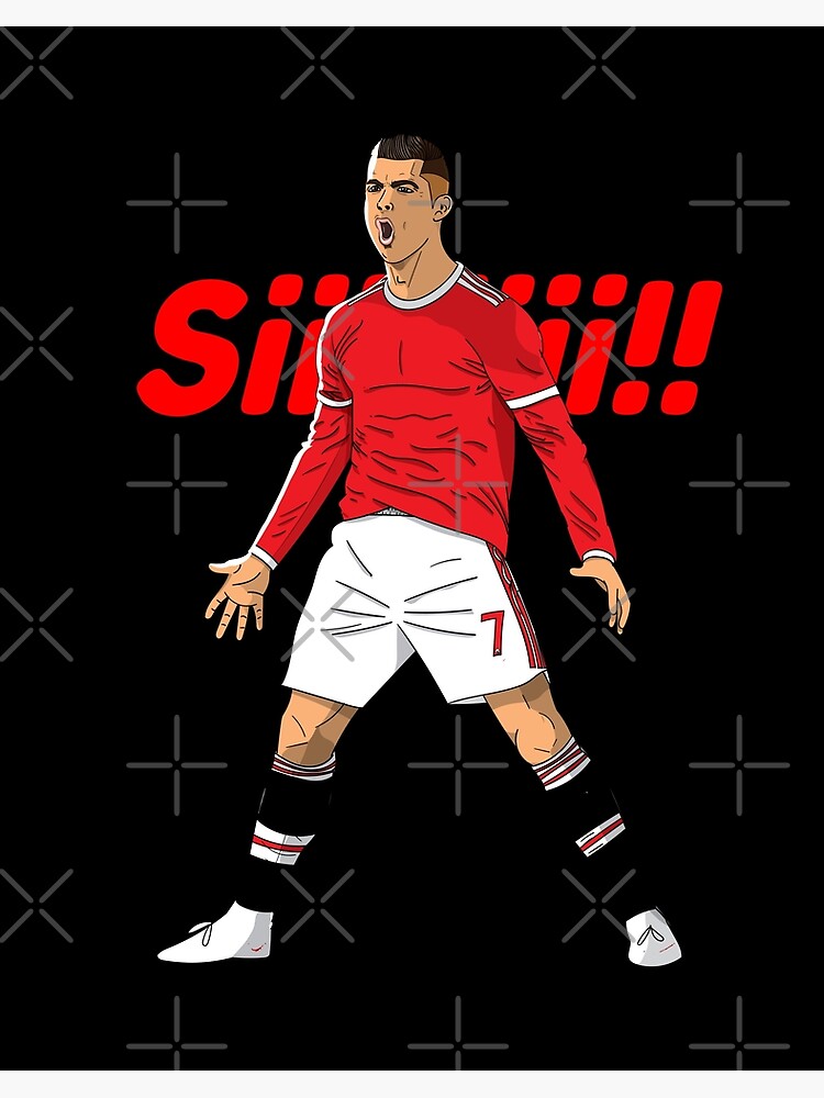 Cristiano Ronaldo - Siuuu | Art Board Print