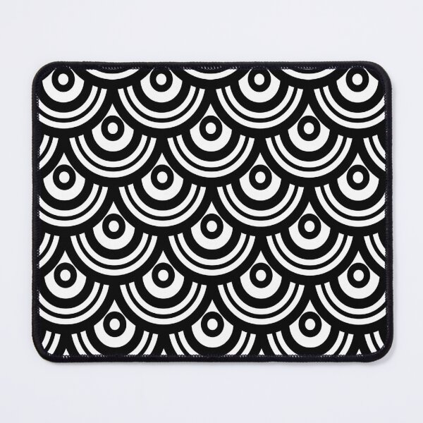Item preview, Retro black and white semicircles designed and sold by IoanaHraball.