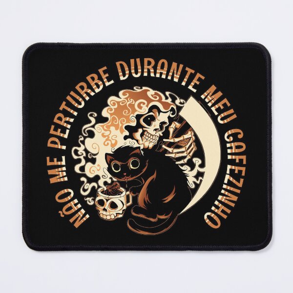 Item preview, Cat Don't Disturb Me During My Black Coffee PtBr designed and sold by RafaelLima7.