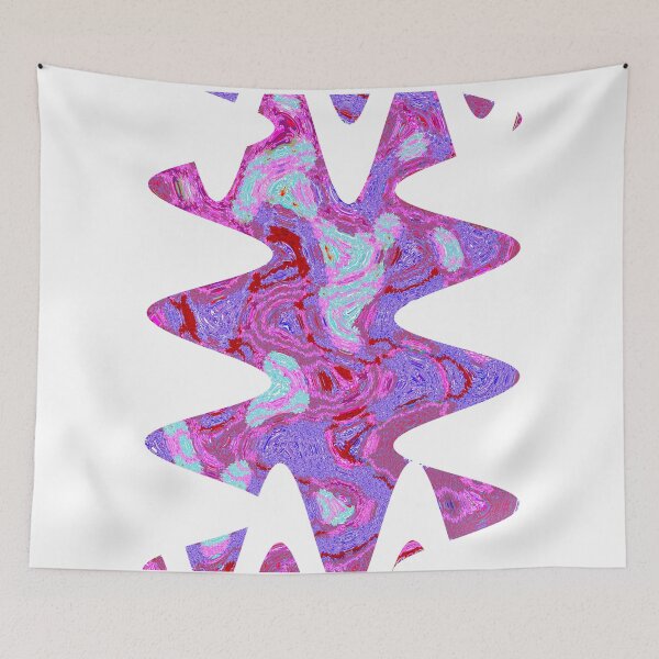 Item preview, Bold Abstract Purple and White Wave designed and sold by Kim H Ritter.