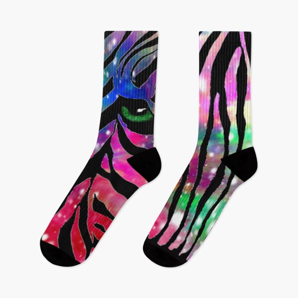 Item preview, Rainbow Zebra 7 designed and sold by KnightStarrArt.