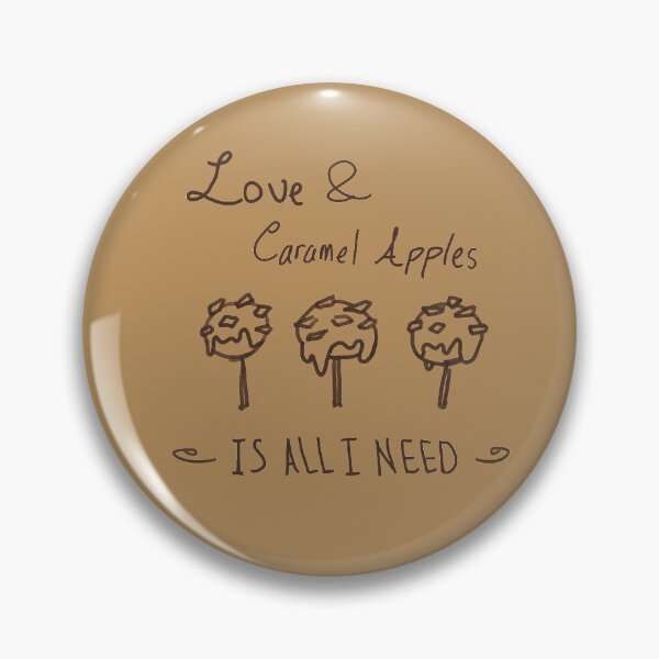 Item preview, Love and Caramel Apples is All I Need Brown Design for Light Shirts designed and sold by EssarangArt.