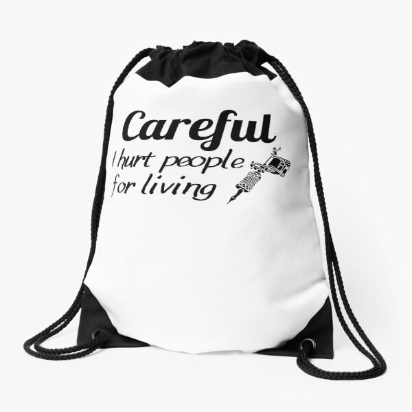 Aperçu de l'œuvre Attention, je blesse les gens pour vivre créée et vendue par Smileycreation.