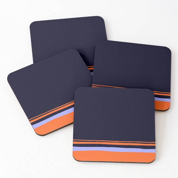 Item preview, orange blue stripes designed and sold by ladstudio.