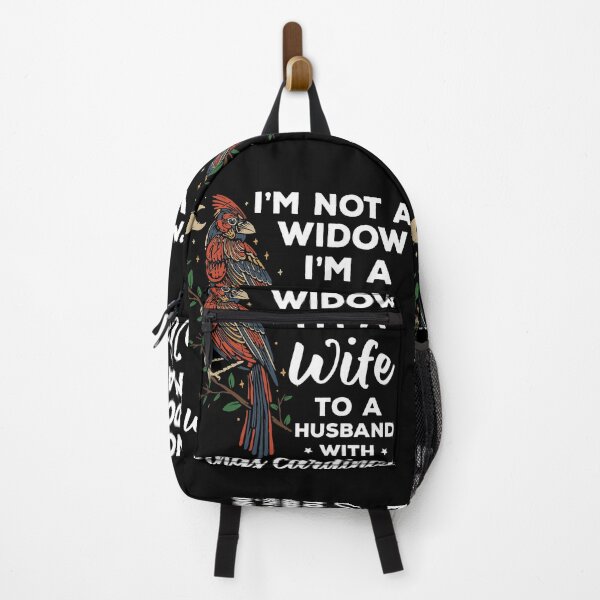 Item preview, I'm Not A Widow I'm A Wife To A Husband Wings Funny Quote designed and sold by LAXIR.