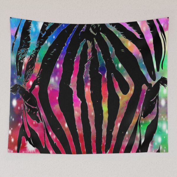 Item preview, Rainbow Zebra 8 designed and sold by KnightStarrArt.