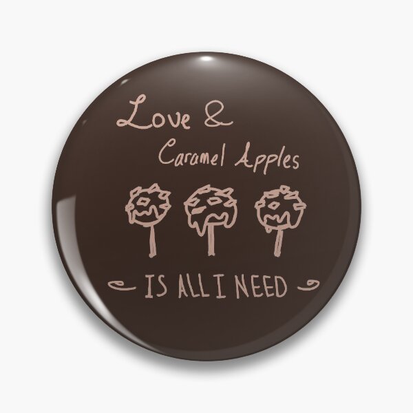 Item preview, Copy of Love and Caramel Apples is All I Need Tan Design for Dark Shirts designed and sold by EssarangArt.