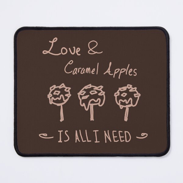 Item preview, Copy of Love and Caramel Apples is All I Need Tan Design for Dark Shirts designed and sold by EssarangArt.