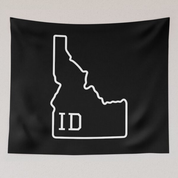 Item preview, State of Idaho ID Abbreviation Outline designed and sold by Hpabedi.
