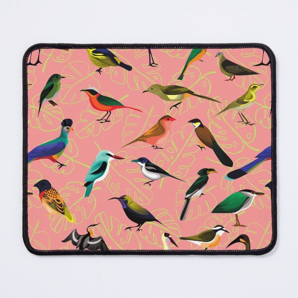 Item preview, EXOTIC BIRDS PATTERN designed and sold by bluAvocado.
