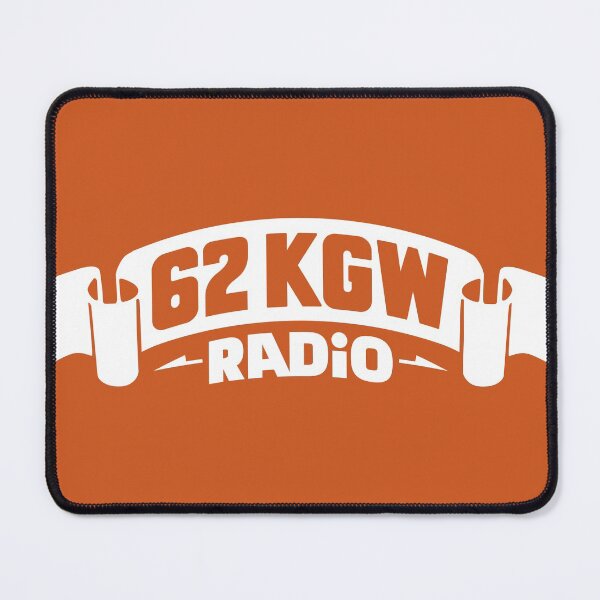 Item preview, 1975 - 62 KGW Radio (White on Orange) designed and sold by Justin Ellis.