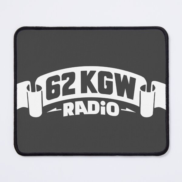 Item preview, 1975 - 62 KGW Radio (White on Asphalt) designed and sold by Justin Ellis.