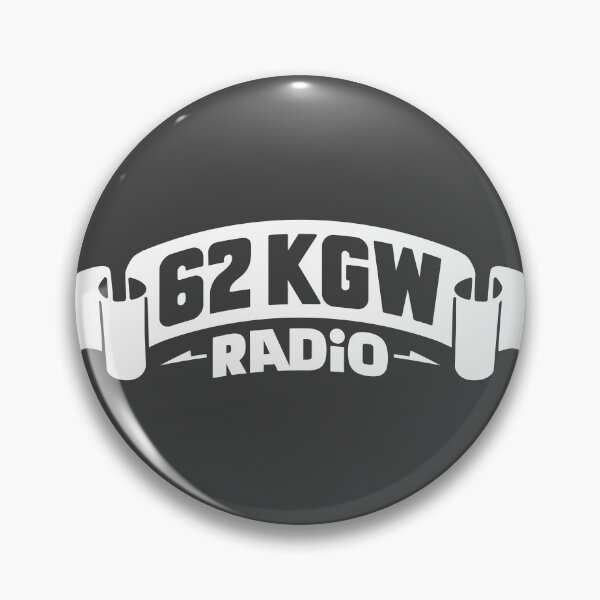 Item preview, 1975 - 62 KGW Radio (White on Asphalt) designed and sold by Justin Ellis.
