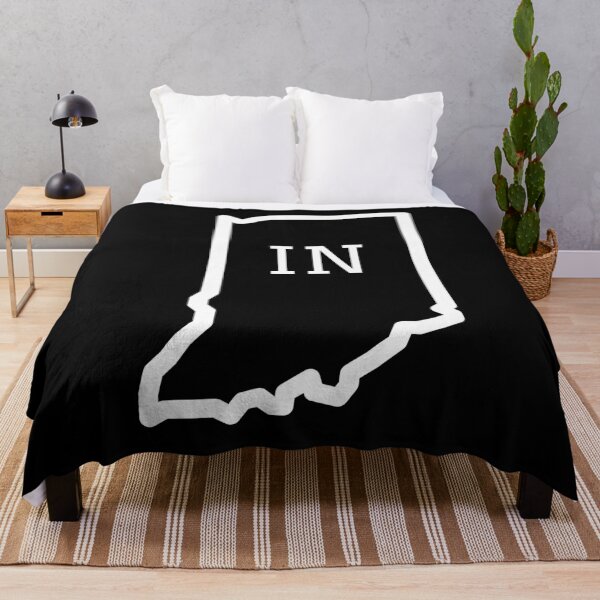 Item preview, State of Indiana IN Abbreviation Outline designed and sold by Hpabedi.