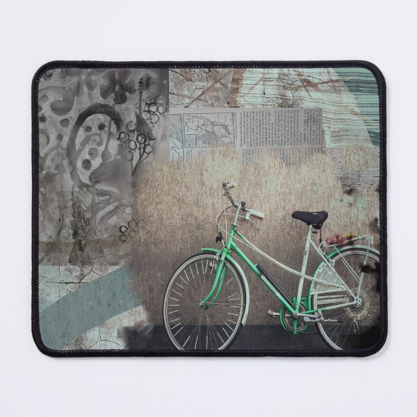 Item preview, Bicycle Adventure Collage Art designed and sold by NancyMerkle.