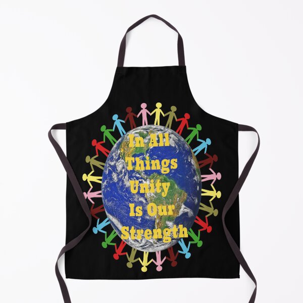 Item preview, In All Things Unity Is Our Strength with Globe and People Design designed and sold by Craftynistia.