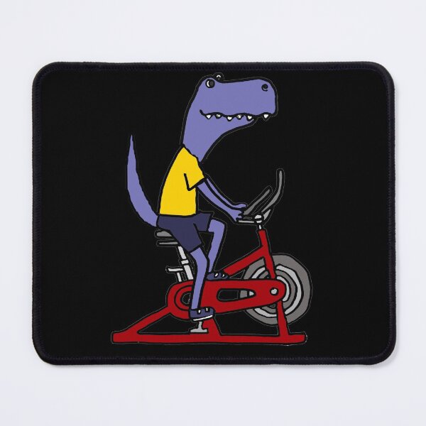 Item preview, Funny T-rex Dinosaur Riding Spin Cycle Cartoon designed and sold by Nature's Fancy.