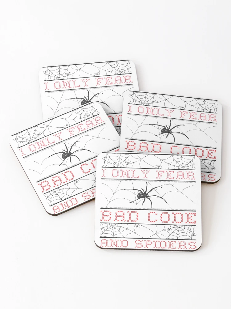 Thumbnail 1 of 5, Coasters (Set of 4), Computer Geek Fear Bad Code designed and sold by ComputerGeeksTs.