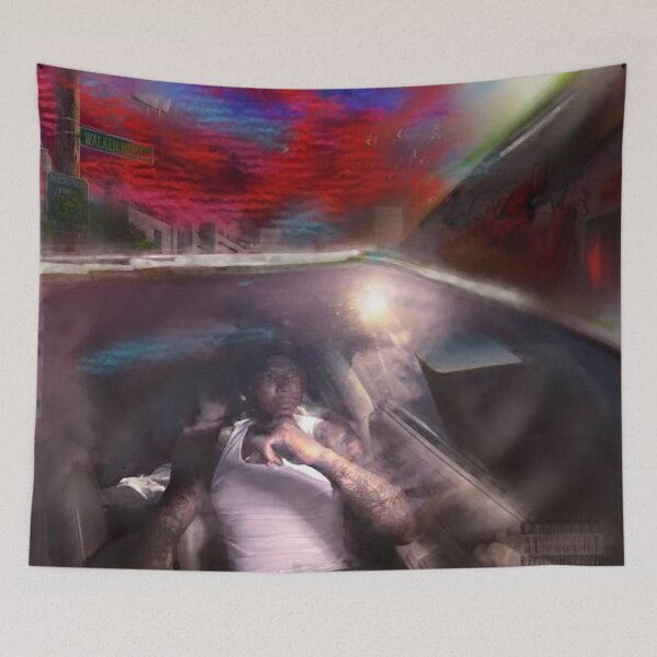 Item preview, money,bag,yo,cool,dope,rap,rapper,album,gangsta,pain,music,poster,art,original,artwork,cool,black,street,graffiti,fan art designed and sold by spacesbydee.