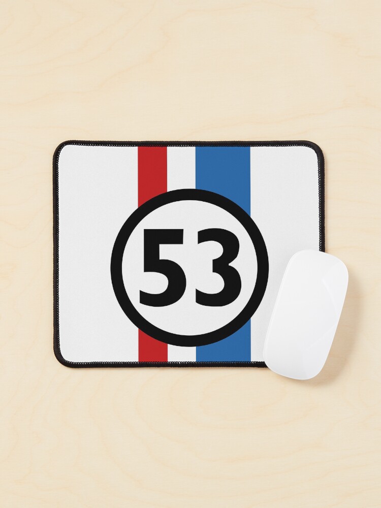 Imagen 1 de 5, Alfombrilla de ratón con la obra Herbie 53 coche viejo, diseñada y vendida por mimobear.