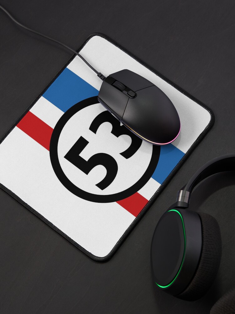 Imagen 4 de 5, Alfombrilla de ratón con la obra Herbie 53 coche viejo, diseñada y vendida por mimobear.