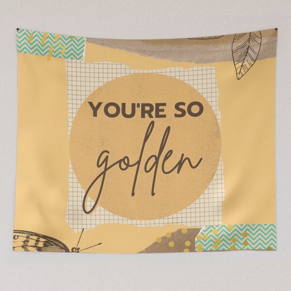 Item preview, you're so golden designed and sold by desenhosdaniela.