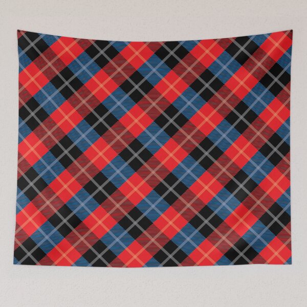 Item preview, Buffalo Plaid Red Black Blue Christmas Winter Pattern designed and sold by ZiesMerch.