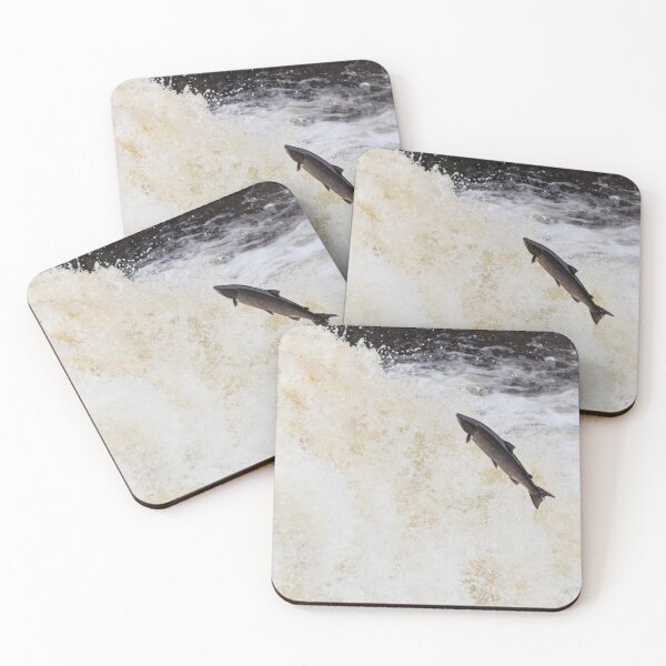 Item preview, Leaping Atlantic wild salmon  designed and sold by chanonry.