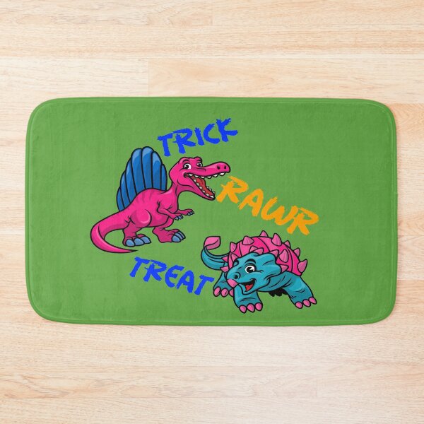 Item preview, Trick Rawr Treat Triceratops and Spinosaurus Fun Dinosaur Friends Halloween  designed and sold by LMcDs.