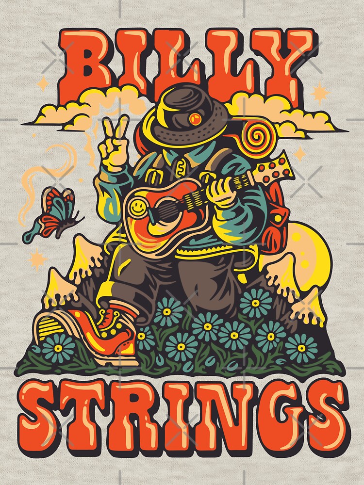 Imagen 7 de 7, Camiseta clásica con la obra Billy Strings OTOÑO INVIERNO 2021, diseñada y vendida por o0Nomad0o.