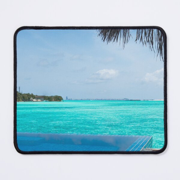 Item preview, Maldives Vacation, Turquoise Ocean Swimming Pool designed and sold by newburyboutique.