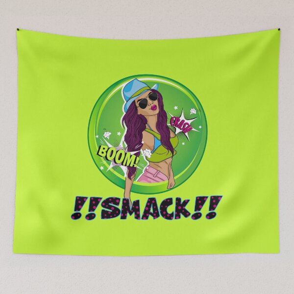 Item preview, SMACK!! (on Bright Green) designed and sold by epinkb.